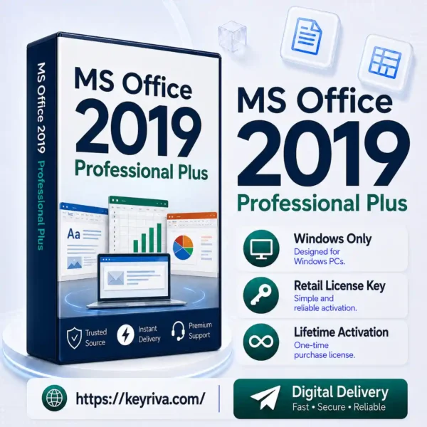 MS Office 2019 Professional Plus License Key for Windows