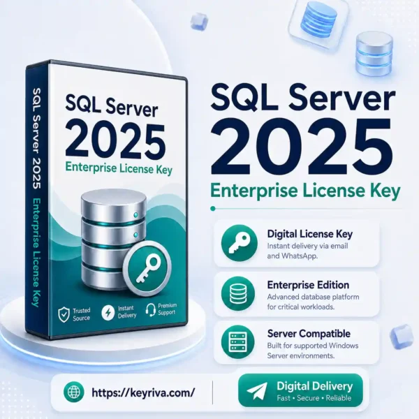 MS SQL Server 2025 Enterprise License Key