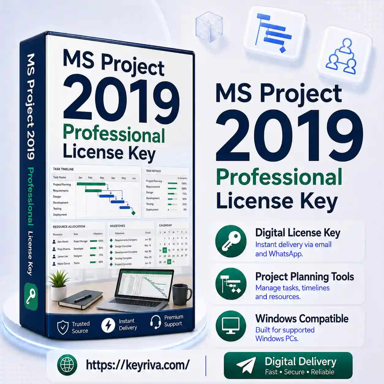 MS Project 2019 Professional License Key MS Project 2019 Professional License Key - Image 1