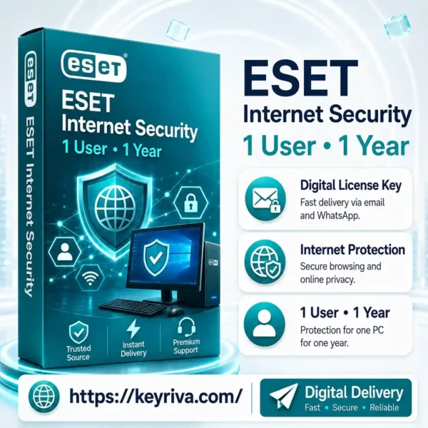 ESET Internet Security 1 User 1 Year License