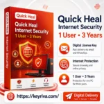 Quick Heal Internet Security 1 User 3 Year License