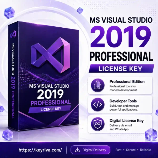 MS Visual Studio 2019 Professional License Key
