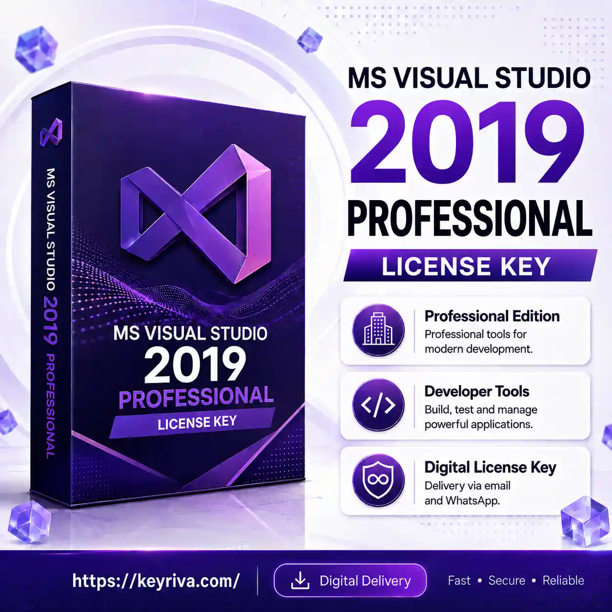 MS Visual Studio 2019 Professional License Key MS Visual Studio 2019 Professional License Key - Image 1