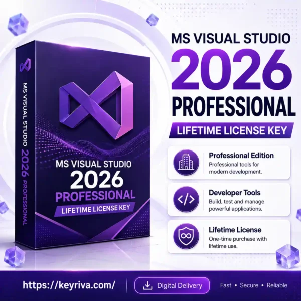 MS Visual Studio 2026 Professional Lifetime License Key