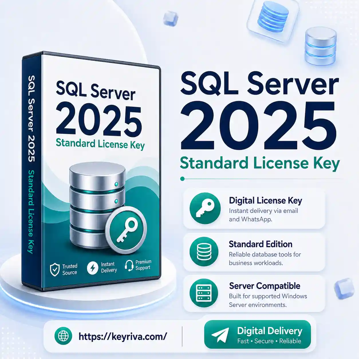 Buy Microsoft SQL Server 2025 Standard License Key at KeyRiva Buy Microsoft SQL Server 2025 Standard License Key at KeyRiva