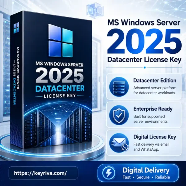 MS Windows Server 2025 Datacenter License Key