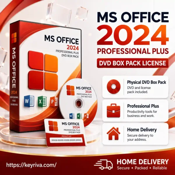 MS Office 2024 Professional Plus LTSC Lifetime License Key – KeyRiva