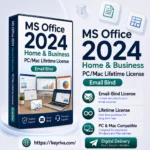 MS Office Home & Business 2024 PC/Mac Lifetime License – Email Bind