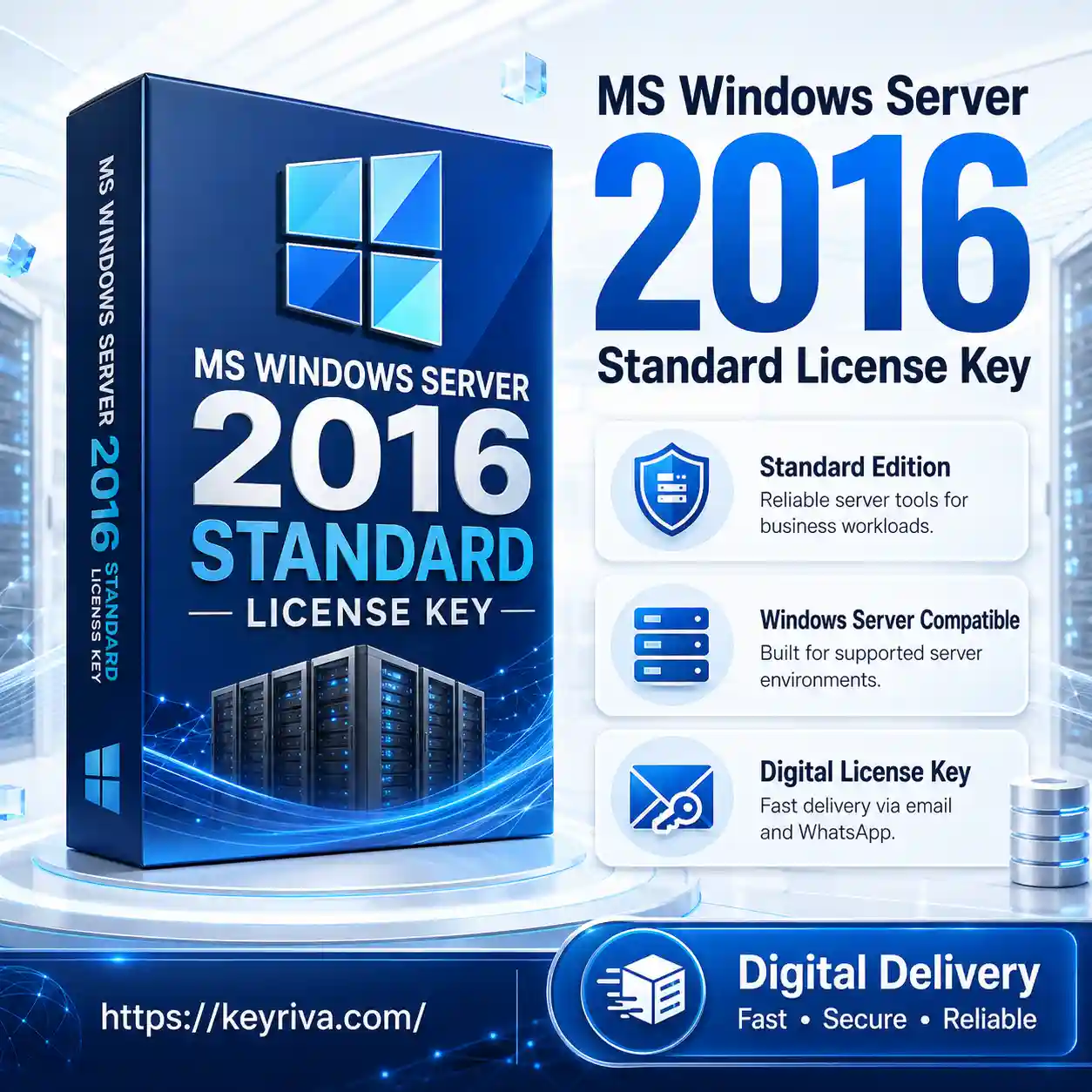MS Windows Server 2016 Standard License Key MS Windows Server 2016 Standard License Key - Image 1