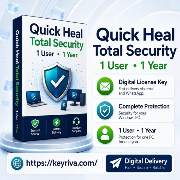 Quick Heal Total Security 1 User 1 Year License