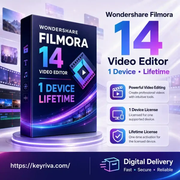 Wondershare Filmora Video Editor – 1 Device Lifetime