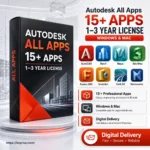 Autodesk All Apps 15+ Apps – 1–3 Year License | Windows & Mac
