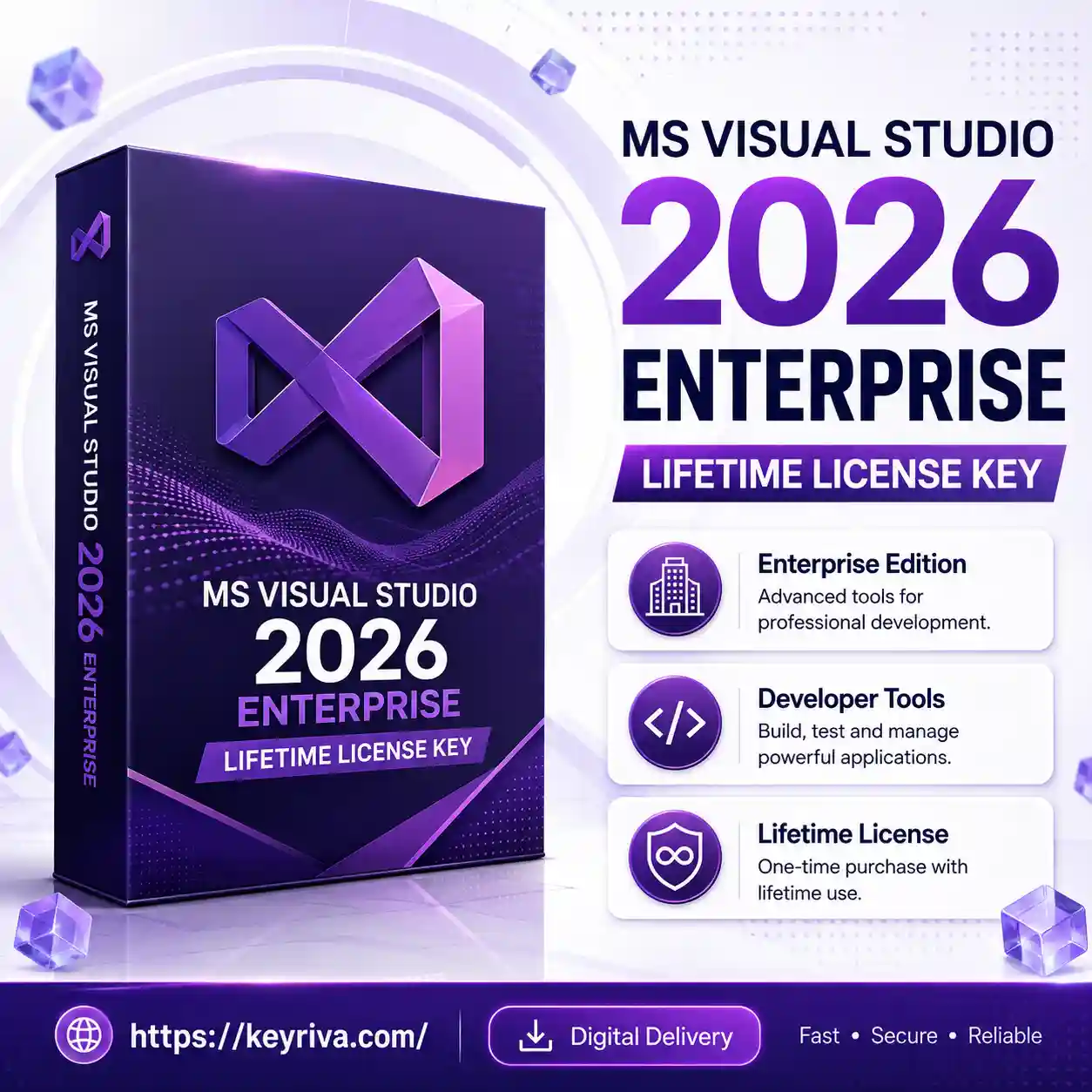 MS Visual Studio 2026 Enterprise Lifetime License Key MS Visual Studio 2026 Enterprise Lifetime License Key - Image 1