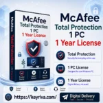 McAfee Total Protection 1 User 1 Year License