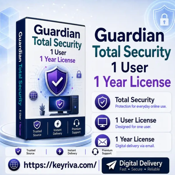Guardian Total Security 1 User 1 Year License