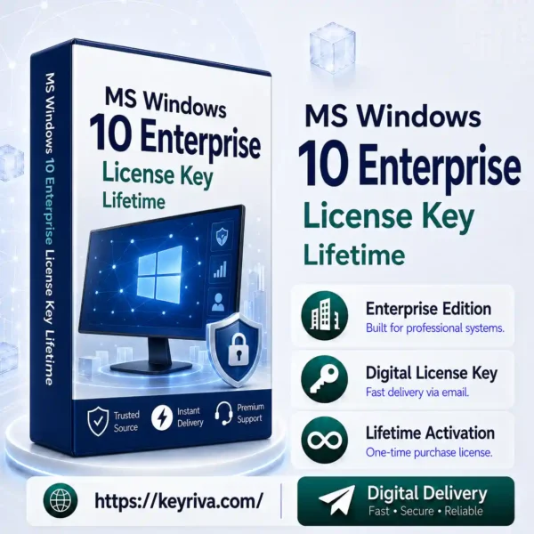 MS Windows 10 Enterprise License Key – Lifetime