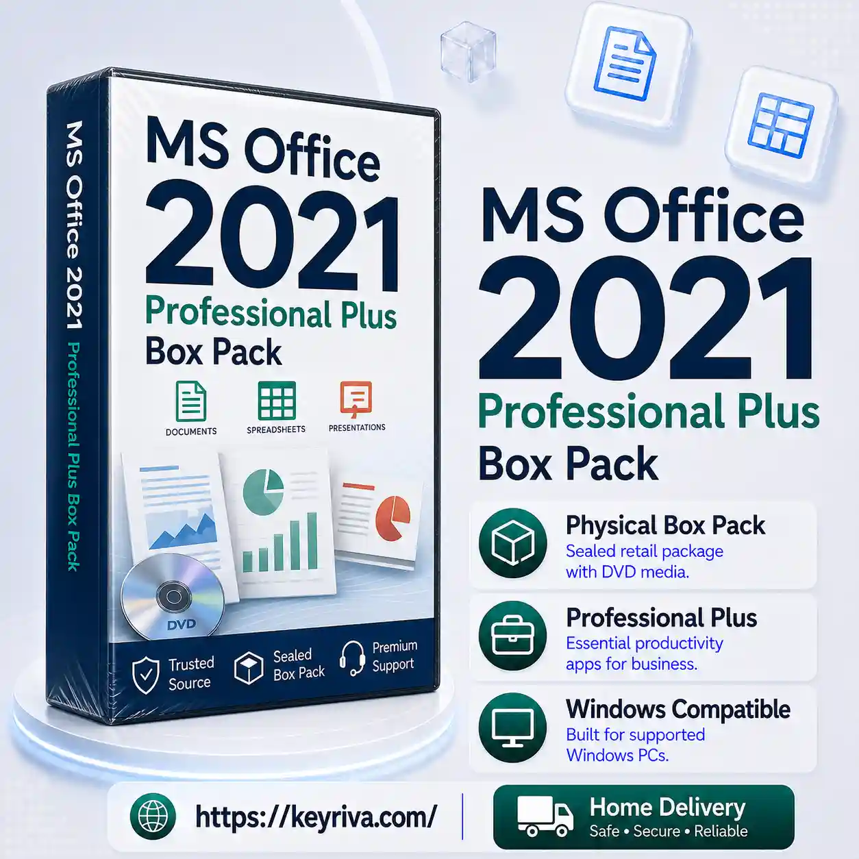 MS Office 2021 Professional Plus Box Pack MS Office 2021 Professional Plus Box Pack - Image 1