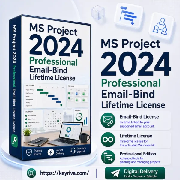 MS Project Professional 2024 Email-Bind Lifetime License