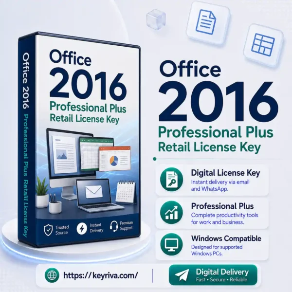 Office 2016 Professional Plus Retail License Key