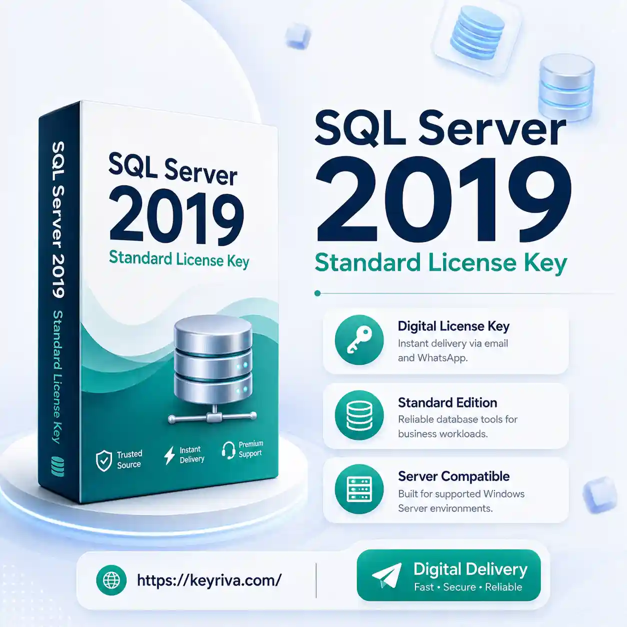 MS SQL Server 2019 Standard License Key MS SQL Server 2019 Standard License Key