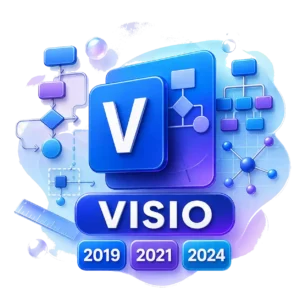 MS Visio Standard and Professional 2019 2021 and 2024 licenses at KeyRiva